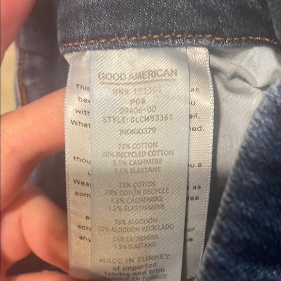 Womens Good American Kick Flare Jeans - Picture 4 of 4